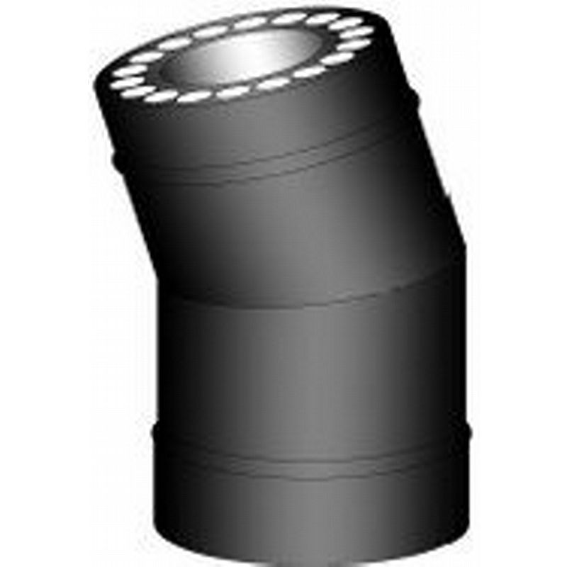 Bøjninger, indv. Ø150mm - sort