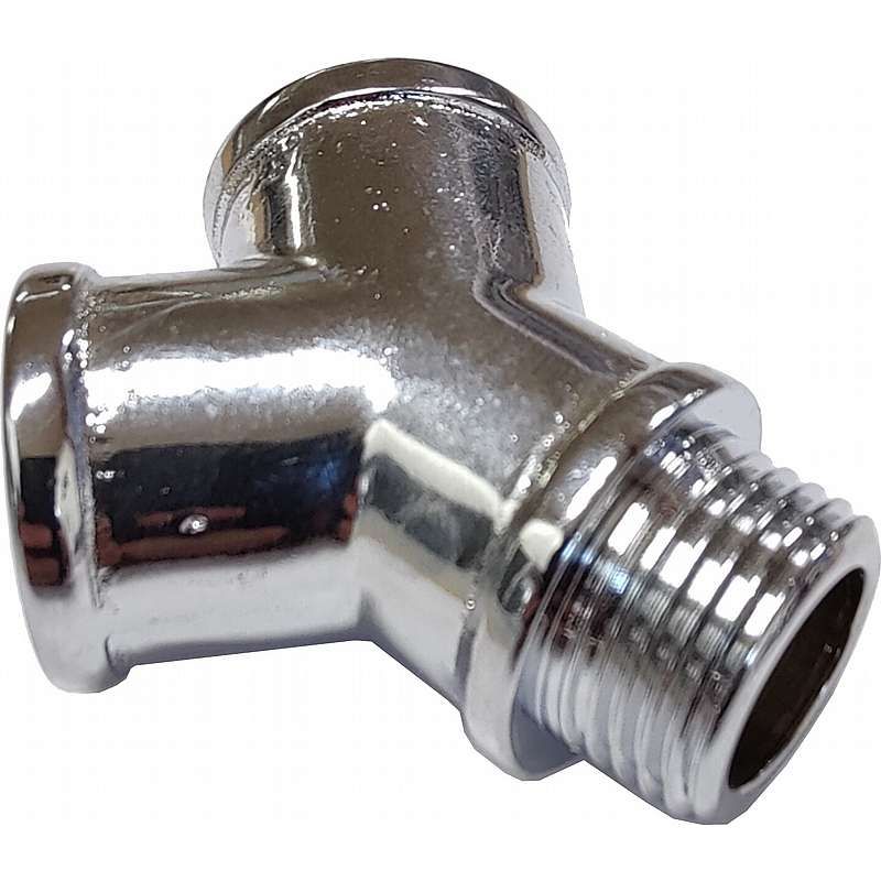 Messing Y-Stykke (Forkromet)