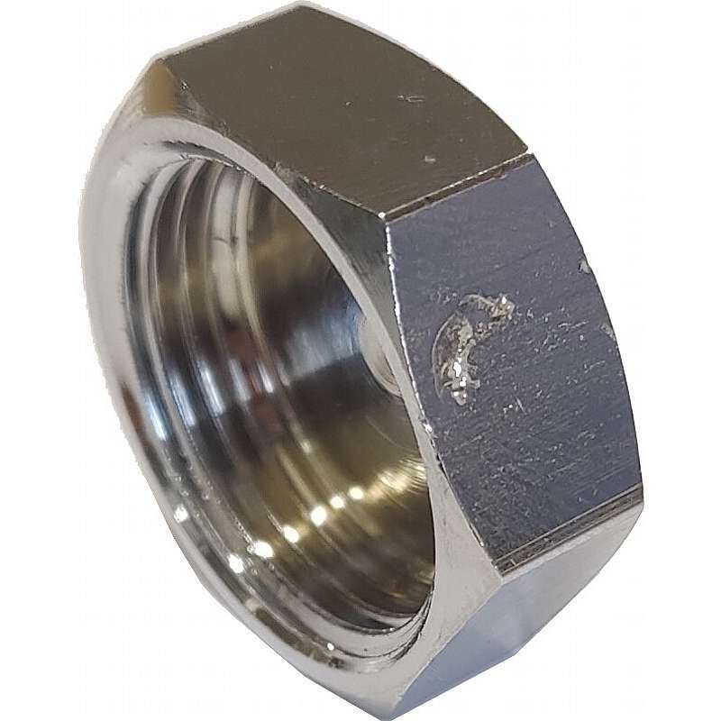 Messing Slutmuffe (Forkromet)