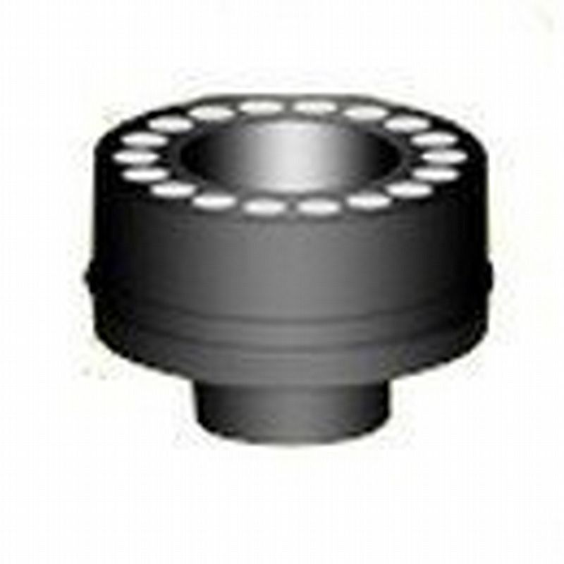 Overgang til isoleret studs, sort