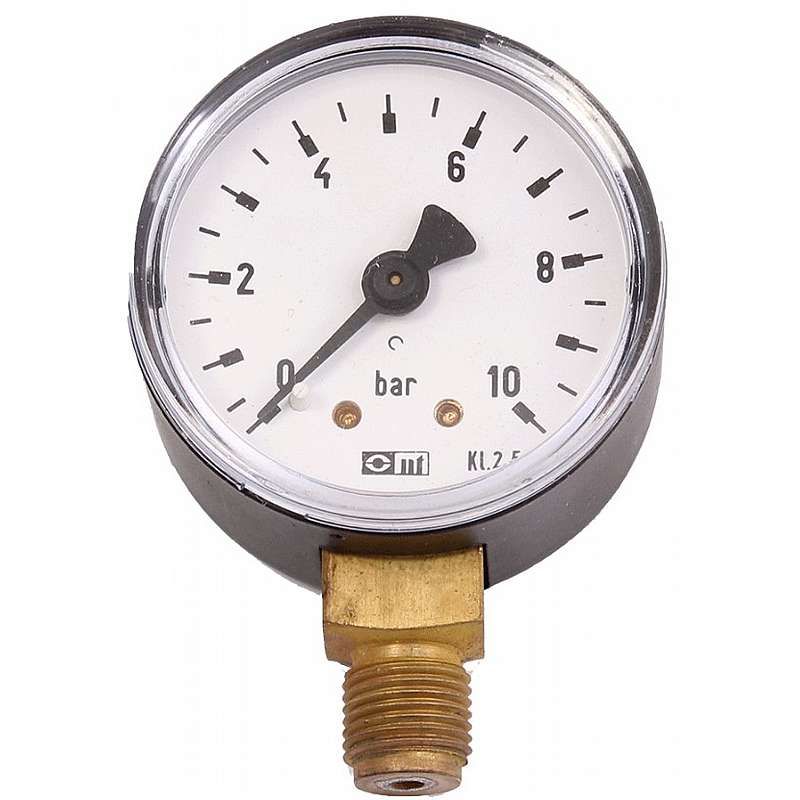 Manometer, Lodret monteret