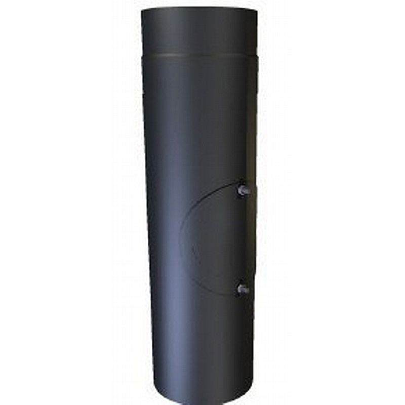 Lige røgrør med renseklap - Ø150 mm