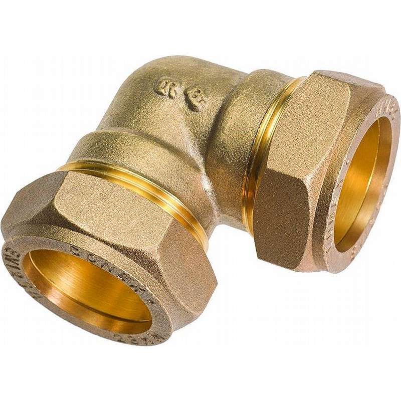 Conex Vinkel 90 gr. kobber/pex