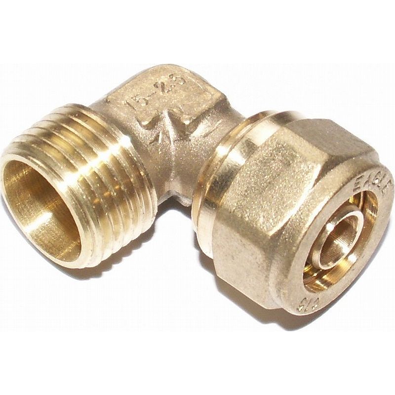 Pex Vinkel m/nippel