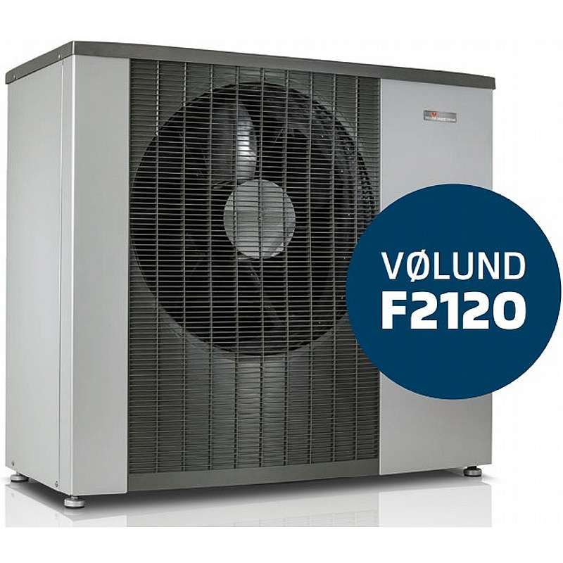 Vølund F2120-16 luft/vand varmepumpe 3 fase - effekt 5,1-13 Kw (ydelse v/-7/45° = 11,5 Kw)