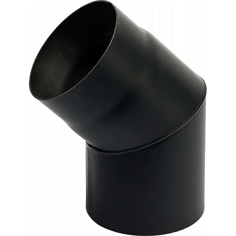 Knæ røgrør 45 gr. u/klap - Ø180mm