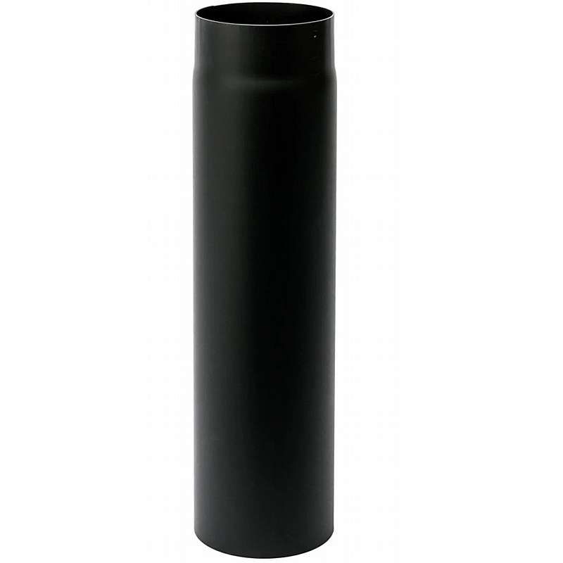 Lige røgrør uden renseklap L=1000 mm, Ø200mm