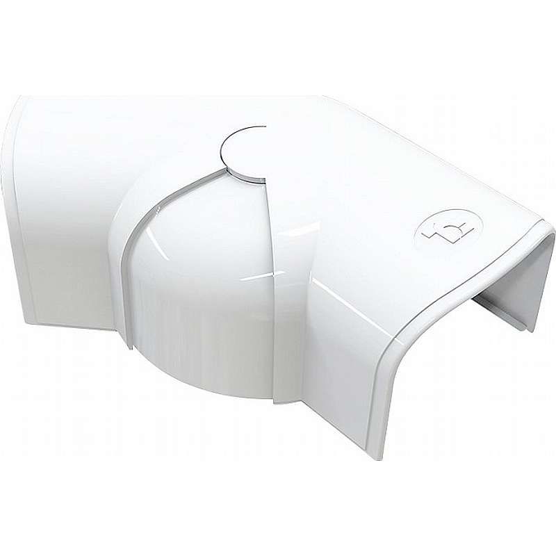 Altech T75 justbar Flad vinkel 78x58 mm, hvid, 80 - 140 grader, RAL 9010