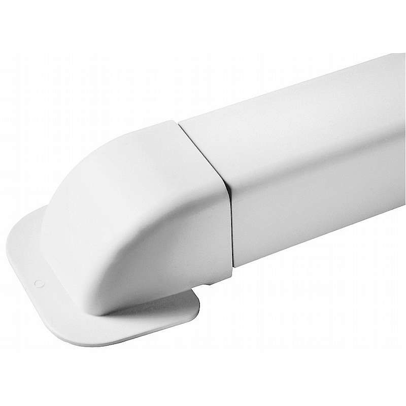 Altech T110-H vægflange 110x75 mm Hvid RAL 9010