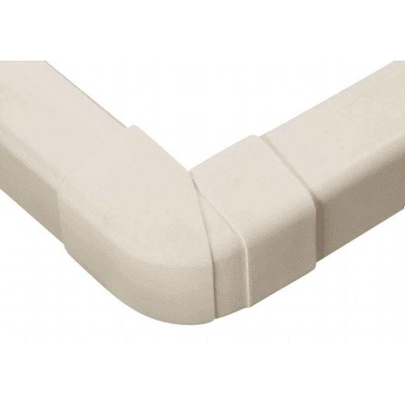 Altech T80-R jus.bar vinkel 80x60 mm, Råhvid RAL 9001, 70-120 gr.