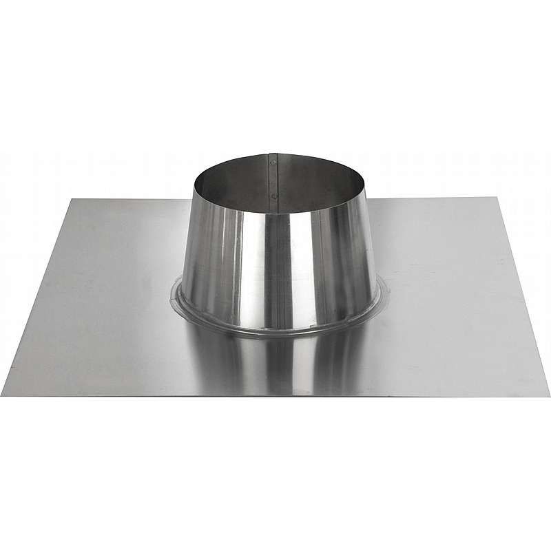 Taginddækning til fladt tag, aluminium, til tagpap og skifer - Ø200mm udv