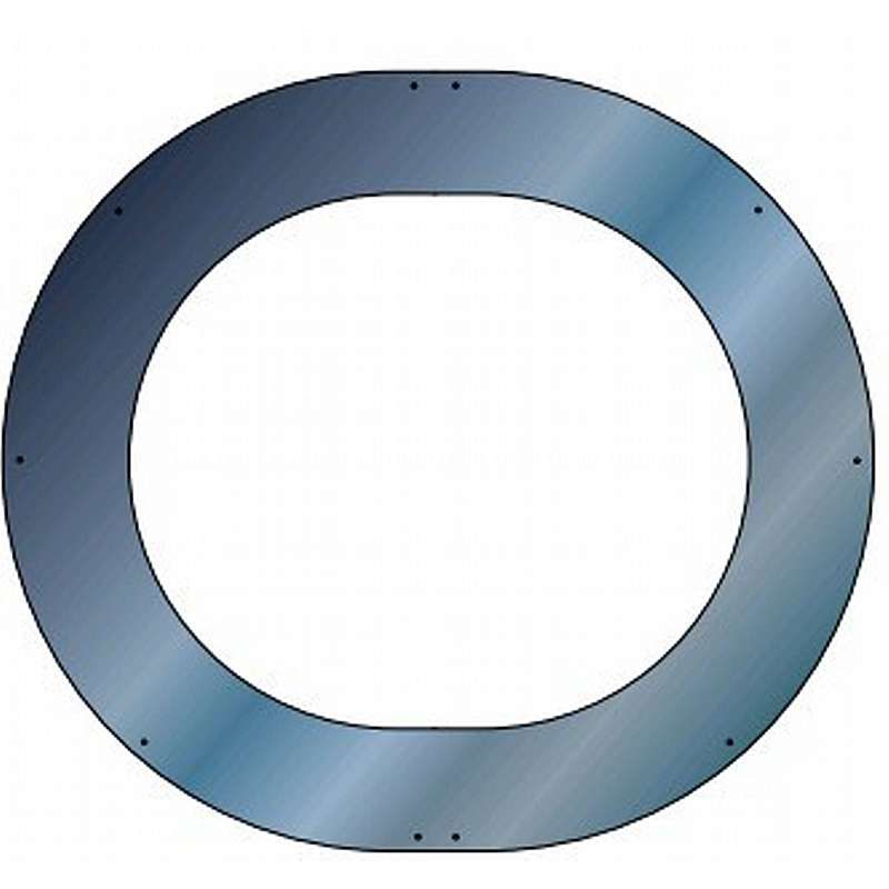 Loftkrave, 2-delt 39-50 gr. blank