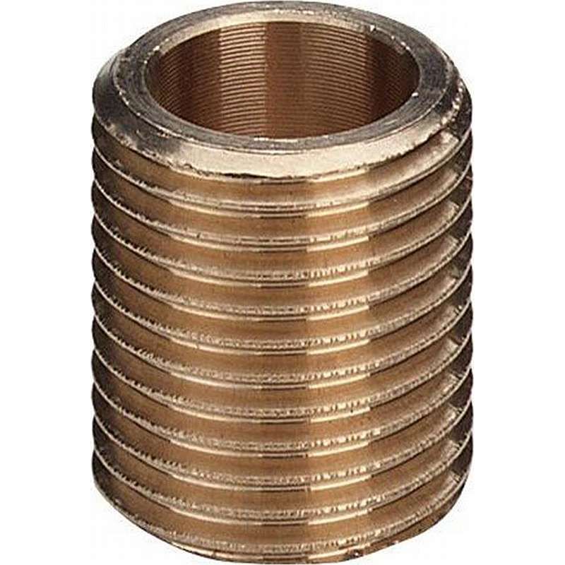 Rødgods Nippelrør længde 30 MM