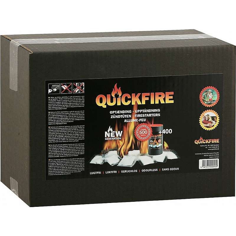 Firestarters QuickFire 1 box med 500 stk