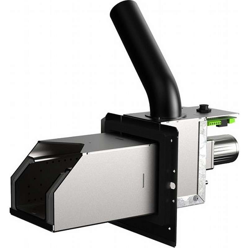 Træpillebrænder 30kW m. sidemonteret blæser, RTB Phoenix