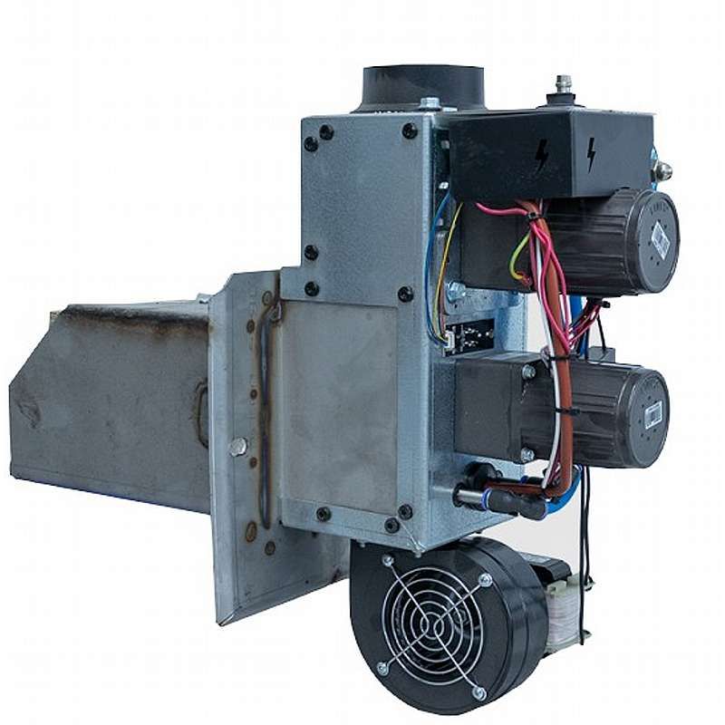 Træpillebrænder 30kW m. cellesluse, RTB air V13