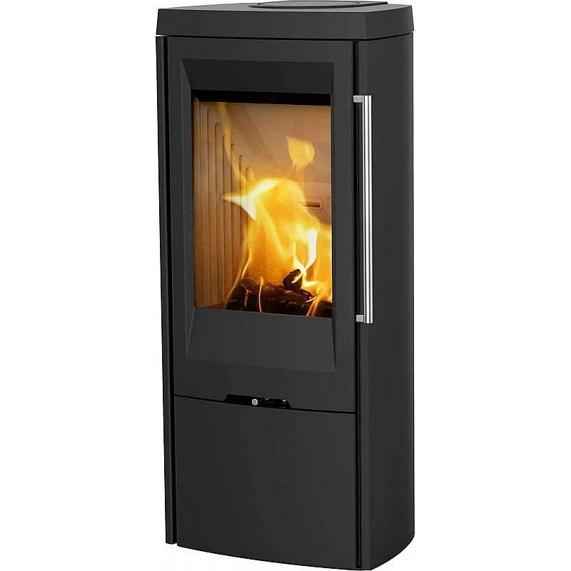 TermaTech brændeovn model  TT30G - Classic buede sider m. glas