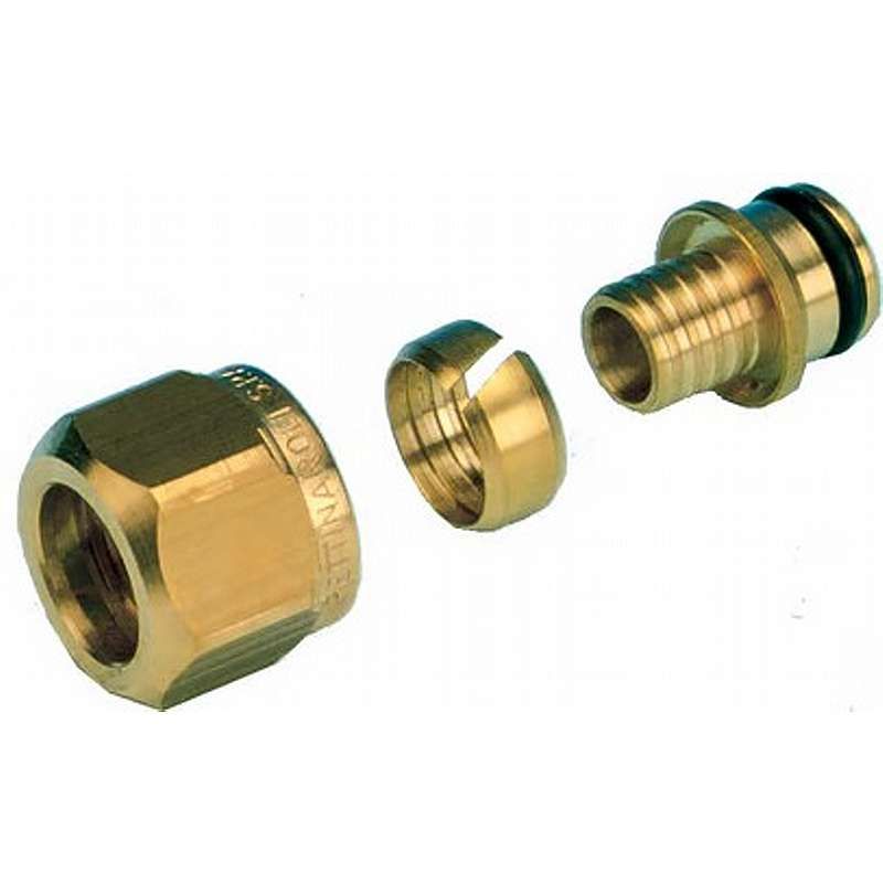 Pettinaroli forskruning sæt 15x10 mm/3/4 t/pex