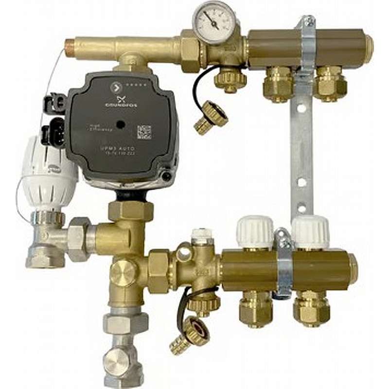 Pettinaroli kvikshunt med UPM3 20mm pex - 2 kredse