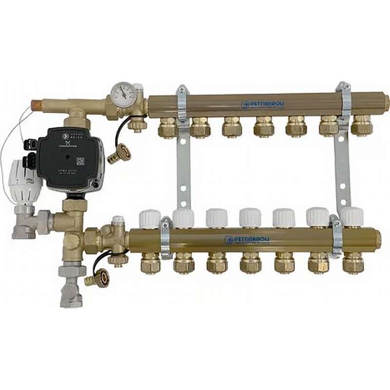 Pettinaroli kvikshunt med UPM3 20mm pex - 7 kredse