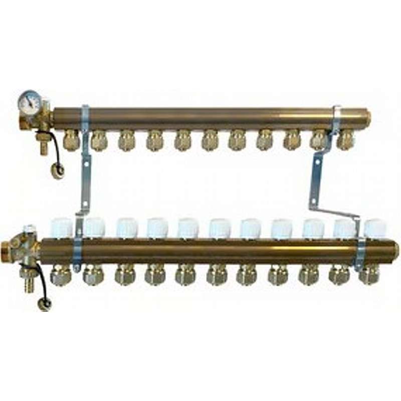 Pettinaroli fordelerrørssystem med forudindstilling - 20x2mm - 11 afgreninger