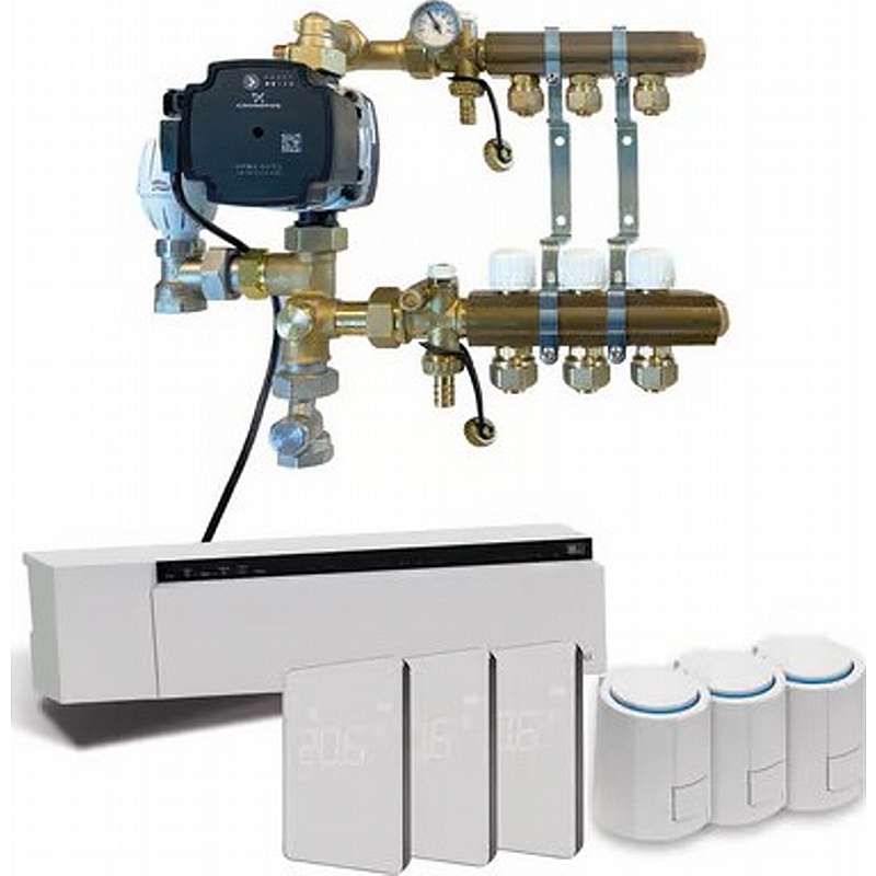 Pettinaroli kvikshunt og alpha trådløs styring 3 kredse