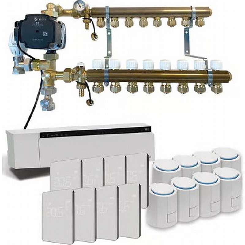 Pettinaroli kvikshunt og alpha trådløs styring 8 kredse