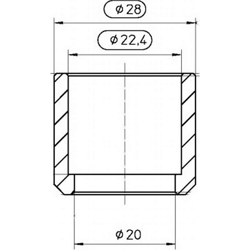 Adapter til 32 kW brændertallerken