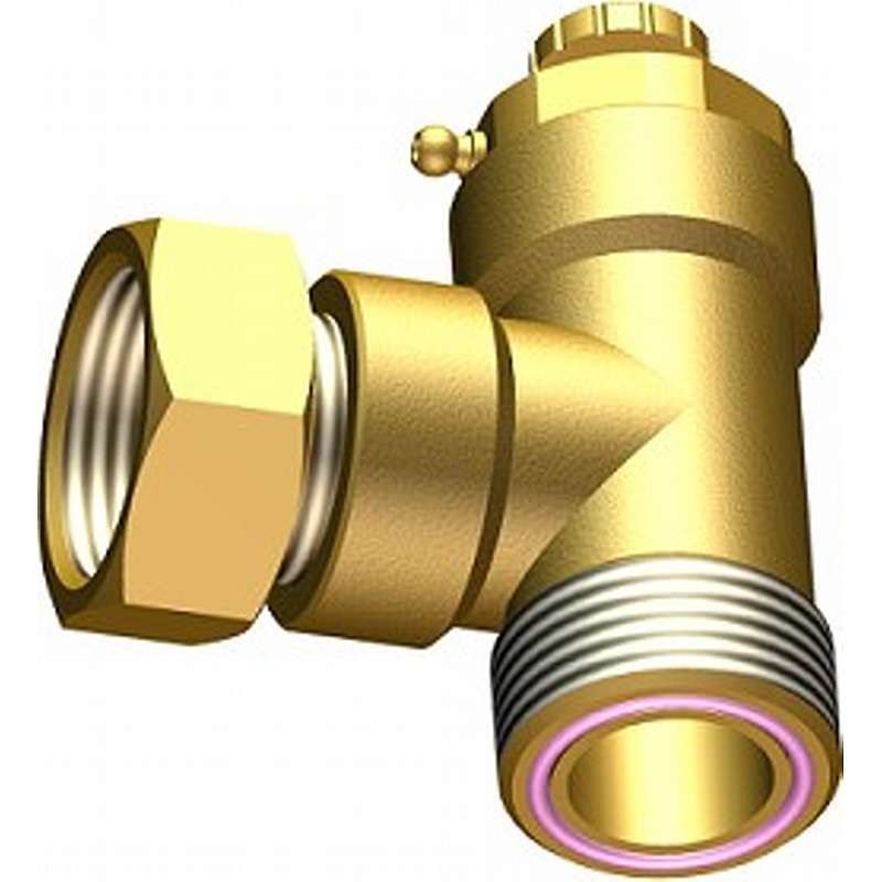 Udgangs-tee med luftskrue