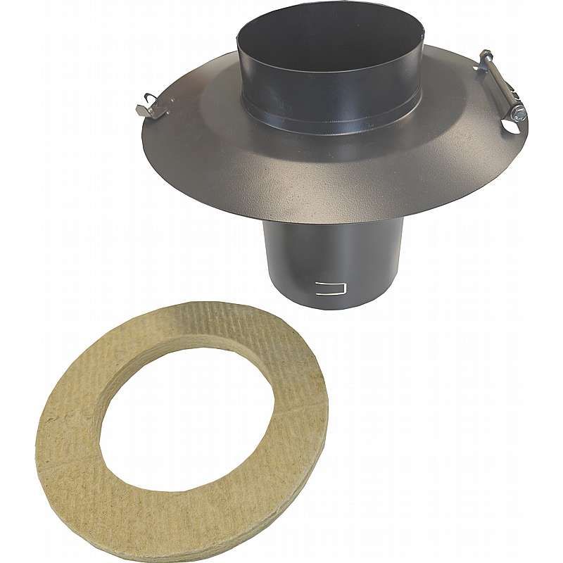 Bundflange til 15Kw røgsuger og Ø80mm rør