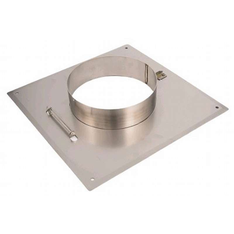 Flange til muret skorsten 420×420 - Blank