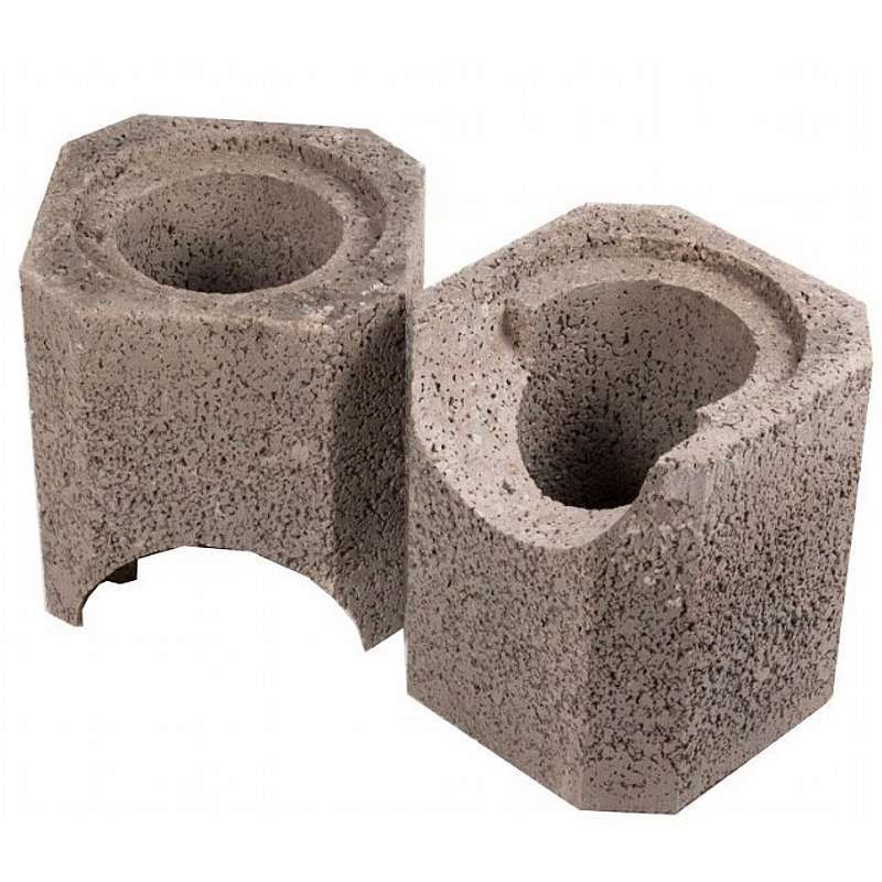 Indermodul 1/2 hulsæt - Ø20cm