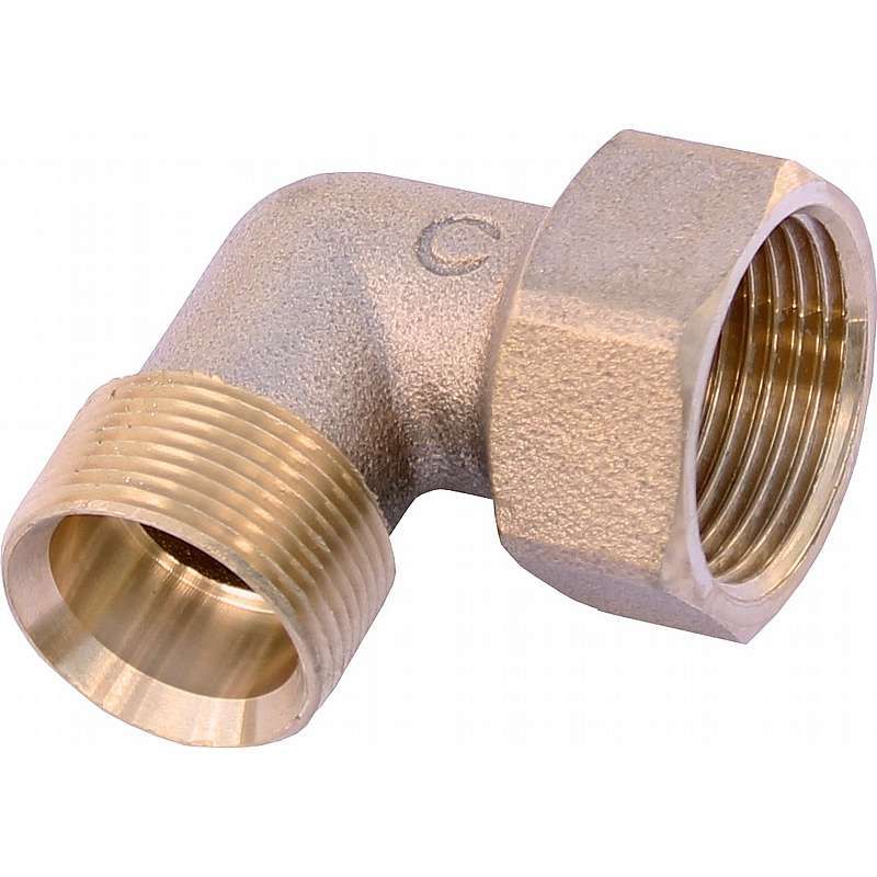 Vinkel med muffe Rødgods M24/19  x  3/4