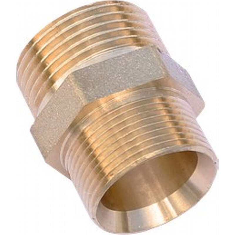 Overgang med nippel Rødgods M24/19  x  3/4