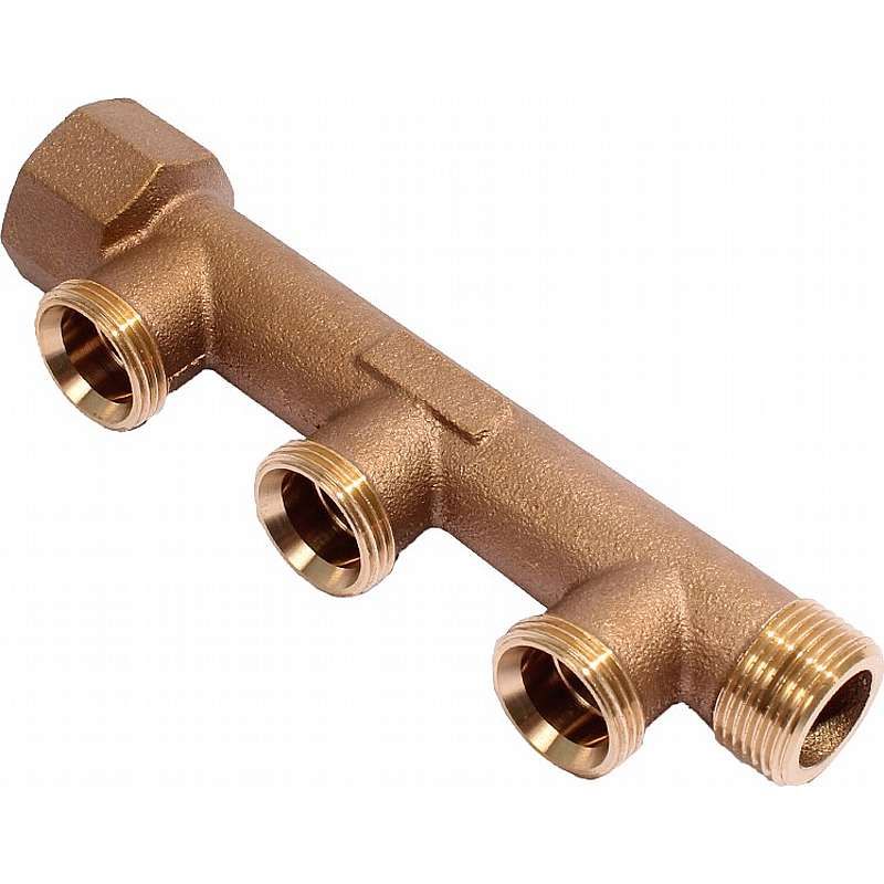 Fordelerrør Rødgods 3/4