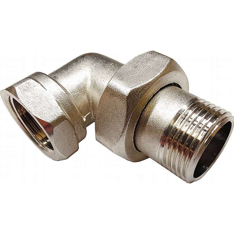 Radiatorforskrugning. forniklet - vinkel 3/4