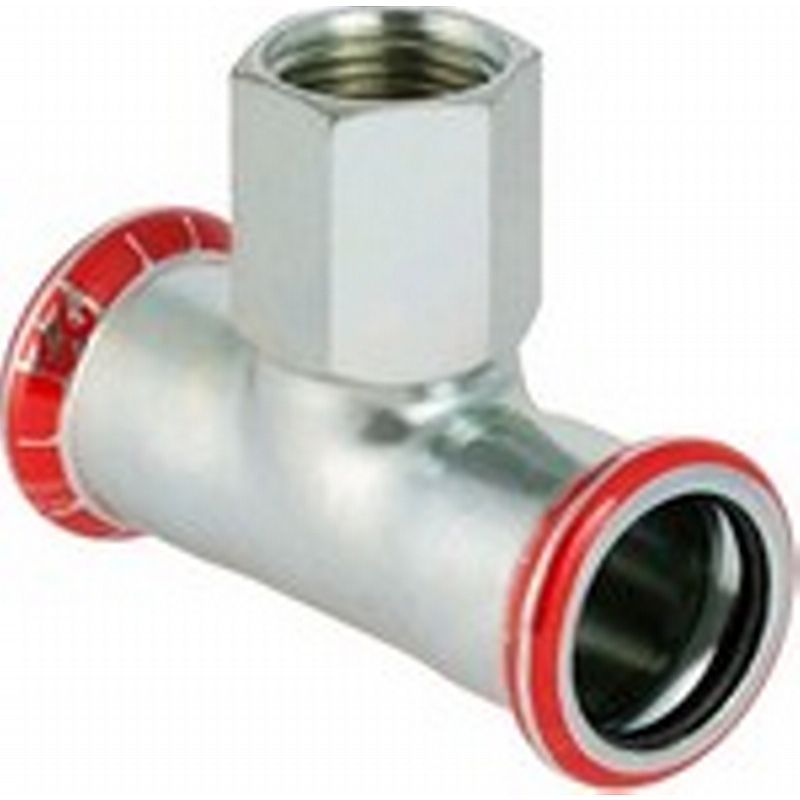 Press FZ - T-stykke m/gevindmuffe (Mapress)