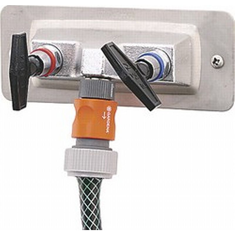 Fm Mattsson dobbelt posteventil med nøgle