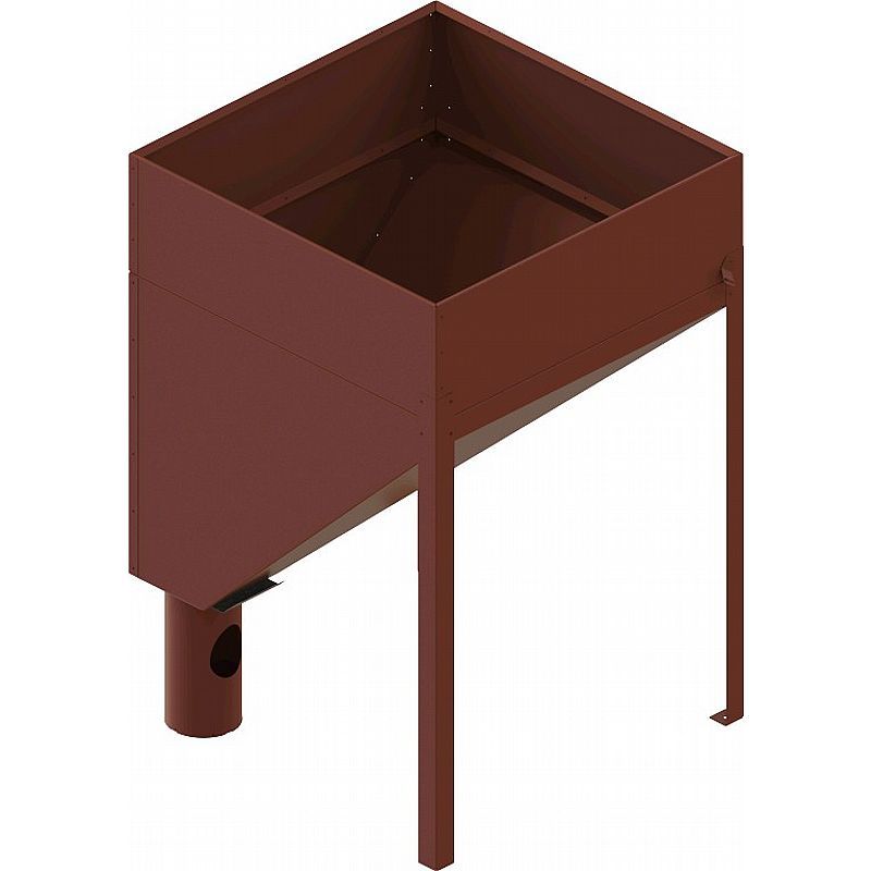 Silo 80x80 komplet med 1 overbygning (360 liter)