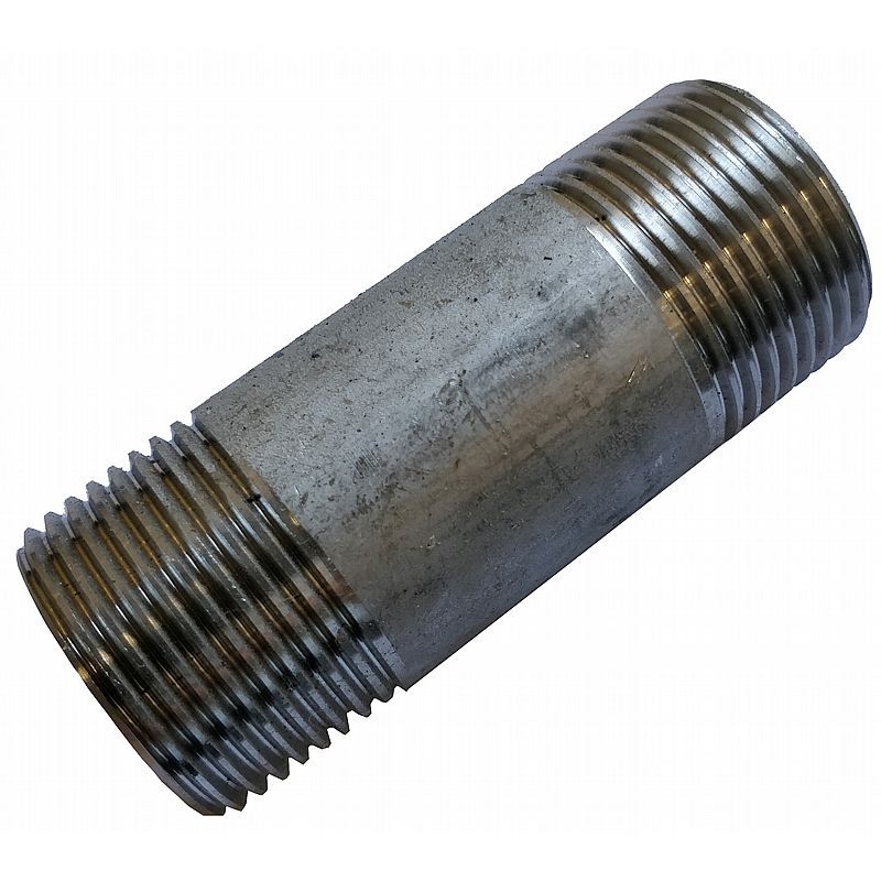 Rustfri Nippelrør - 200mm