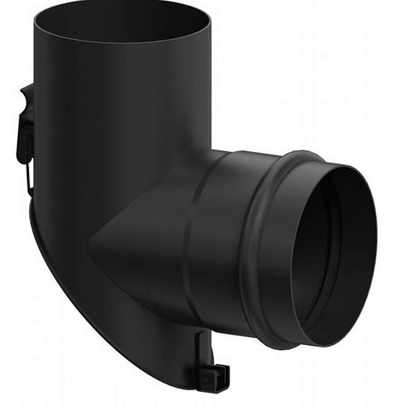 T-sektion med muffe/muffe m. 45 gr. dør - ø80mm