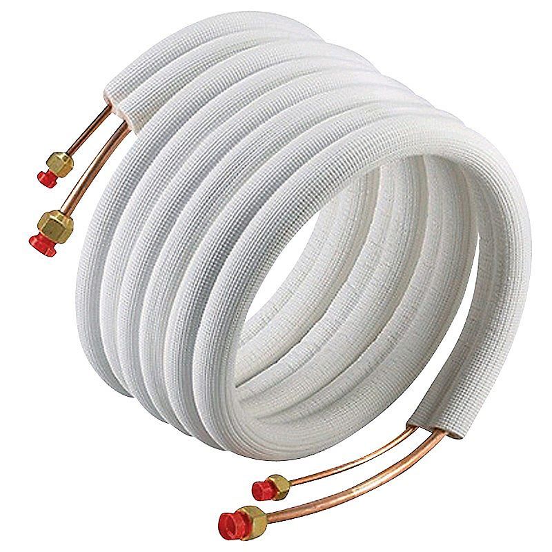 Altech isolerede kølerør med flange og omløber 1/4''x 1/2