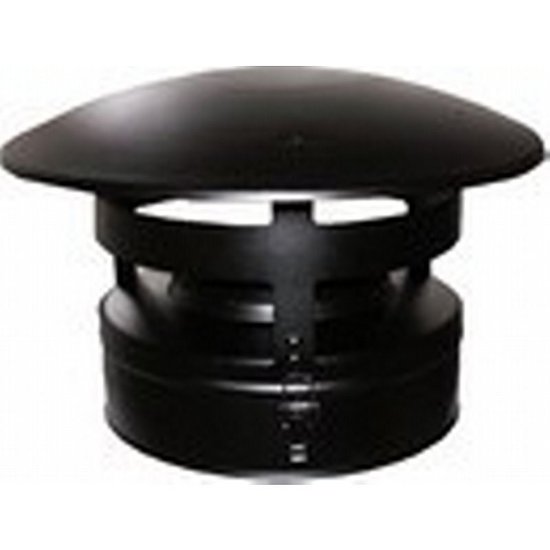 Skorstens-hætte ø250mm - sort (Multi50)