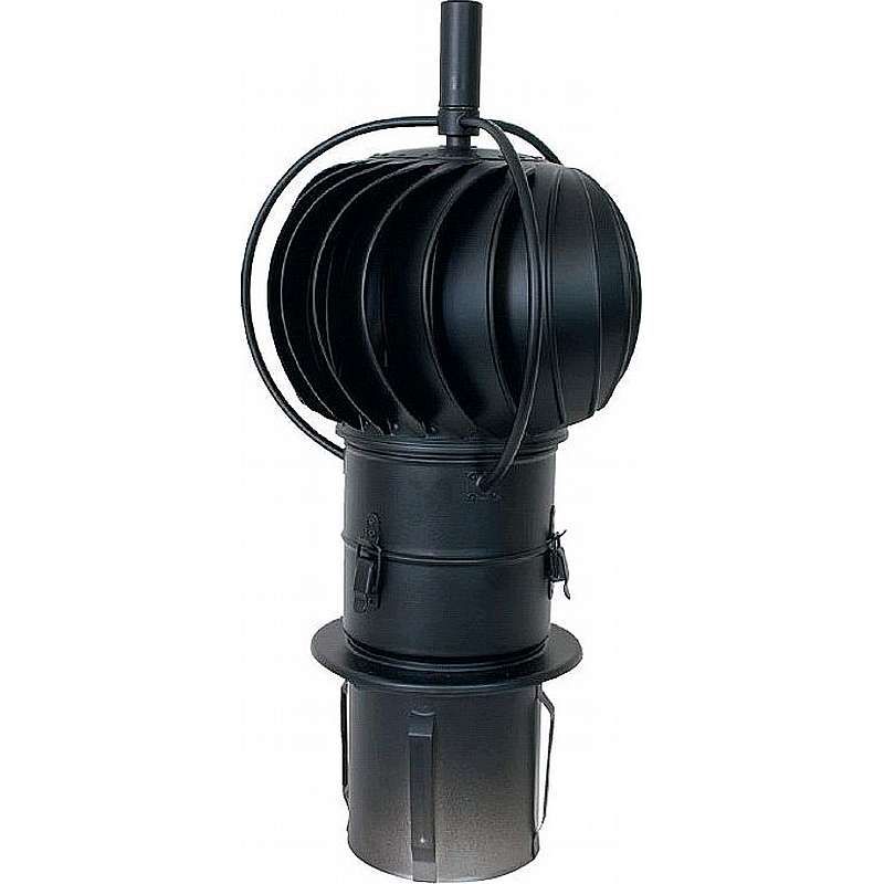 Turbowent Rotor til Ø125mm stålskorsten m. eksterne lejer