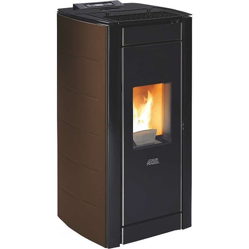 Pilleovn - Artel Elite Forrest med varmeflytning - Rust - 12 kw