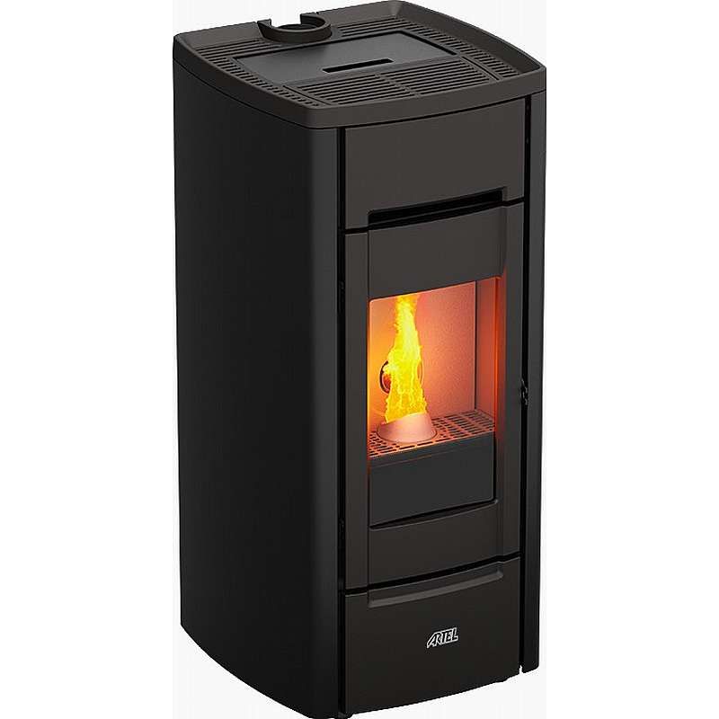 Pilleovn - Artel Støbejern 8 kw - Sort