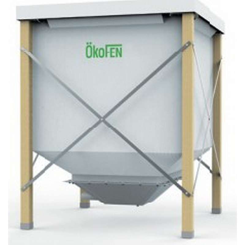 Flexsilo til håndfyldning (115x115x145 cm) med doseringsenhed