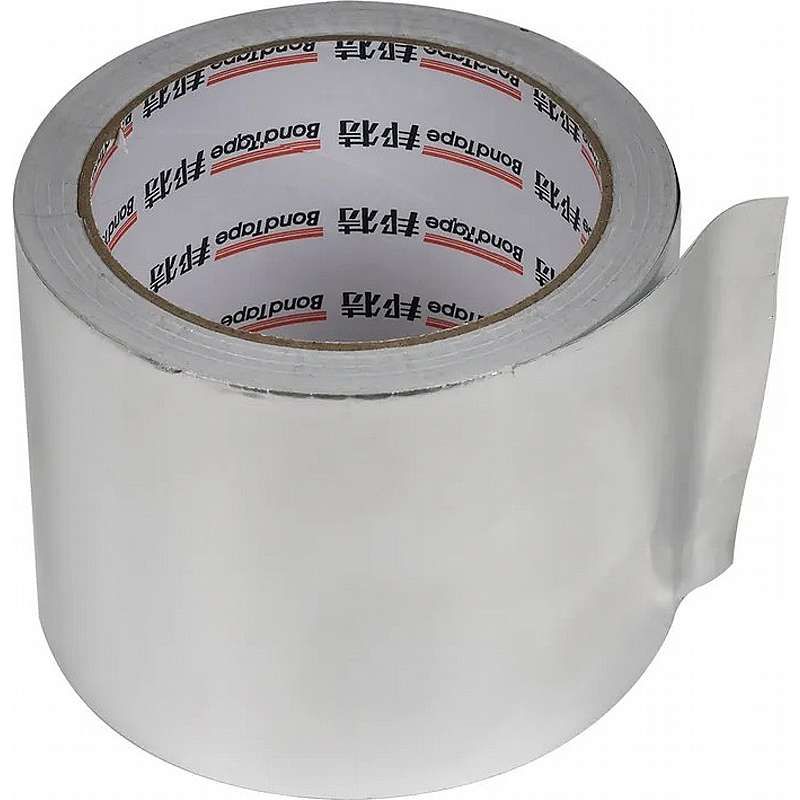 Aluminium - tape til Rustfrirøgrør - 80mm x 23 meter