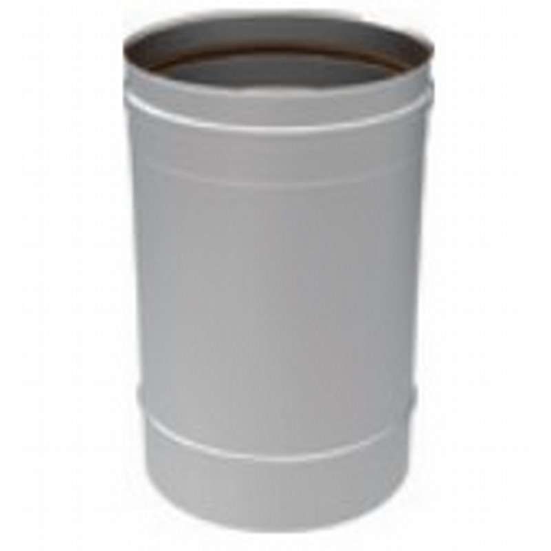 Rustfri længde 500mm - Ø113mm - (Ökofen)