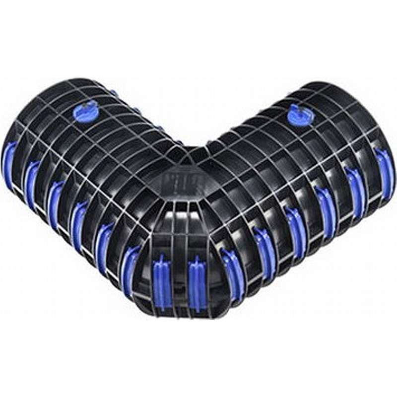 Clikmuffe vinkel - Ø91/91mm -  m/skum